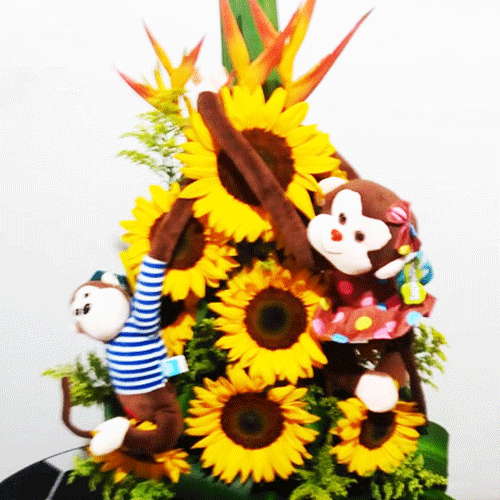 Ramo-Girasoles-Peluches